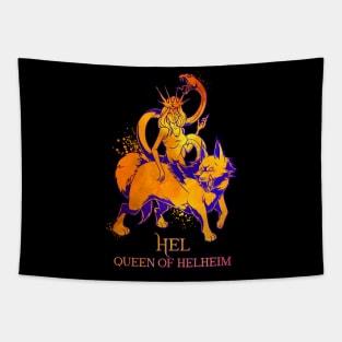 Ruler of the Underworld - Viking Goddess Hel Tapestry