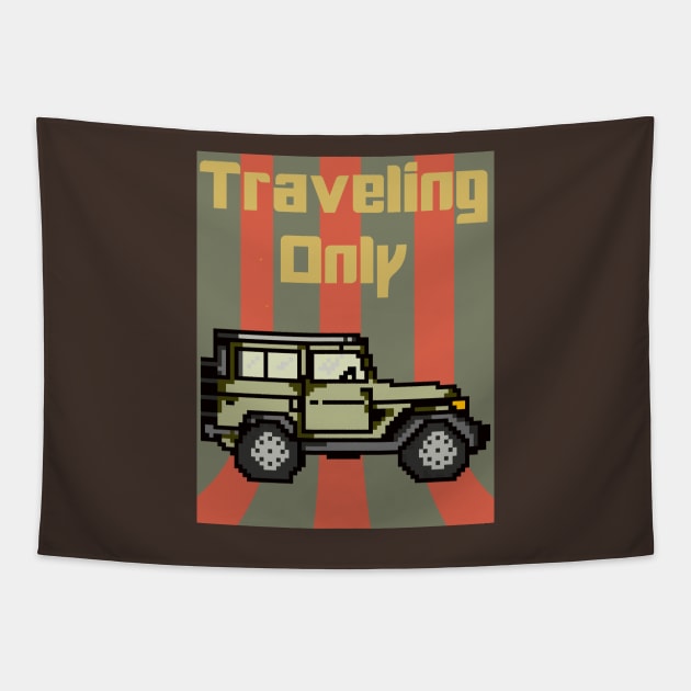 Traveling Car Only Tapestry by RiyanRizqi