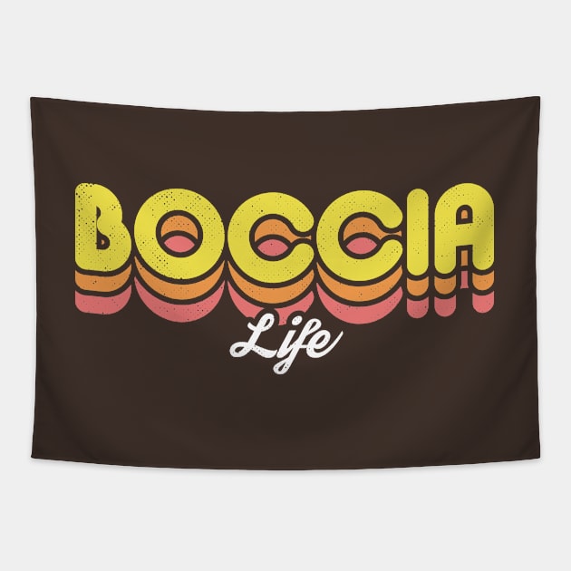 Retro Boccia Life Tapestry by rojakdesigns