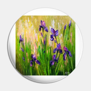 Irises Pin