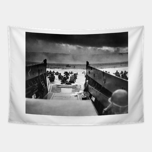 D-Day landings, 6 June 1944 (C021/1162) Tapestry by SciencePhoto