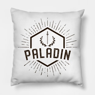 Paladin Player Class - Paladins Dungeons Crawler and Dragons Slayer Tabletop RPG Addict Pillow