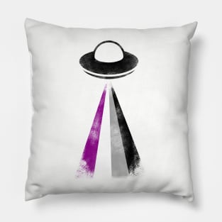 Gaylien Asexual Pride UFO Pillow