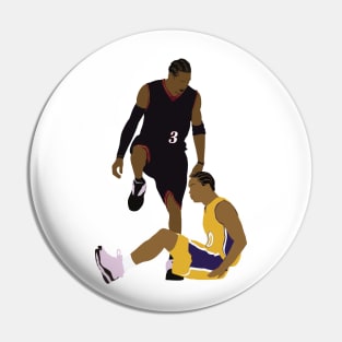 Allen Iverson steps over Tyronn Lue Pin