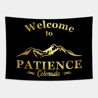 welcome to patience gold edition Tapestry