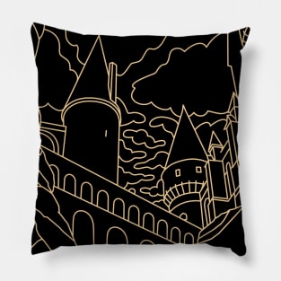 Gothic Architecture, Architects, Builders, Designers Pillow