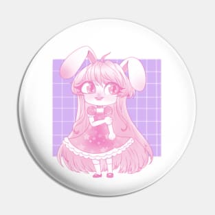 Pink bunny girl Pin