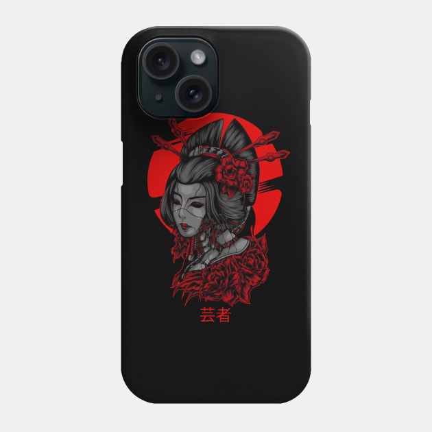 Geisha Phone Case by Mozarella 