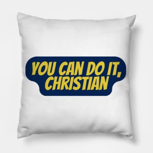 you can do it christian Pillow