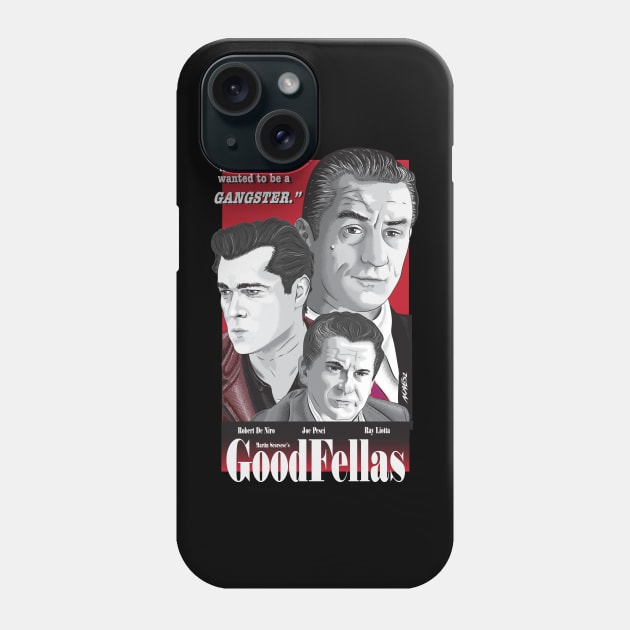 Goodfellas fanart poster Phone Case by Nonesz Workshop