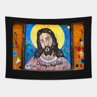 Chimayo Holy Chile sign Tapestry