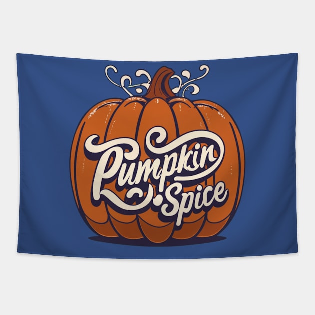 Pumpkin Spice Tapestry by Sanworld