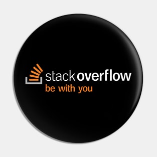 Stack Overflow be With You in Black Pin