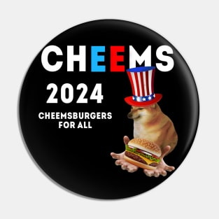 Cheems 2024 Cheemsburgers Pin