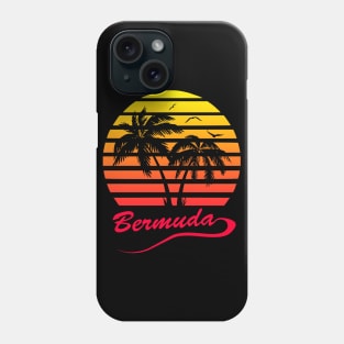 Bermuda 80s Tropical Sunset Phone Case