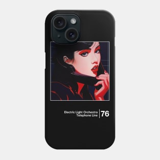 Telephone Line - Minimalist Graphic Artwork Design Phone Case