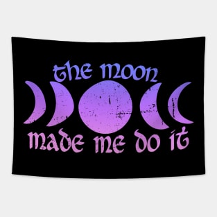 The Moon made me do it Tapestry