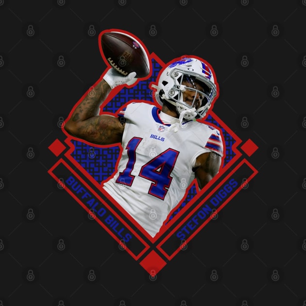 Stefon Diggs Diamond Style by hackercyberattackactivity