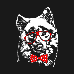 Funny Samoyed dog with glasses T-Shirt