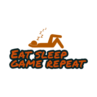 Eat sleep game repeat T-Shirt