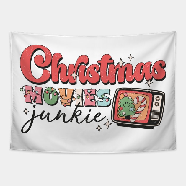 Retro Christmas Movies Tapestry by patelmillie51