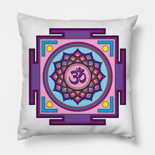 Om Mandala Pillow