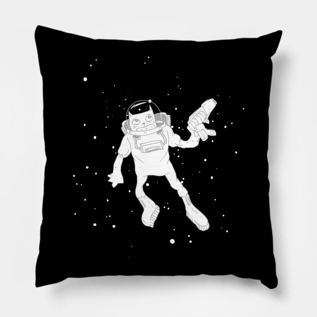 Spacecat Pillow by revjosh