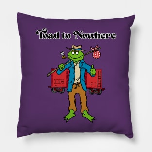 Toad To Nowhere Pillow