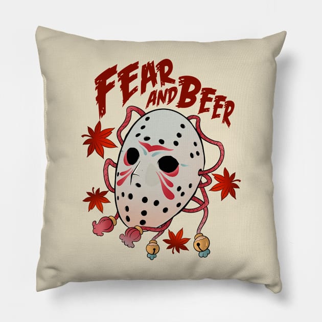 Fear Jason Pillow by Fear and Beer