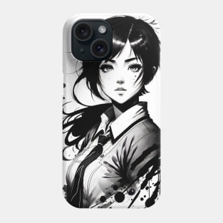 Anime Girl In Office Uniform 07 Phone Case