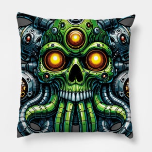 Biomech Cthulhu Overlord S01 D21 Pillow