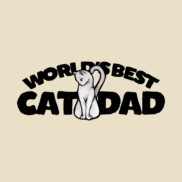 World's Best Cat Dad by bubbsnugg