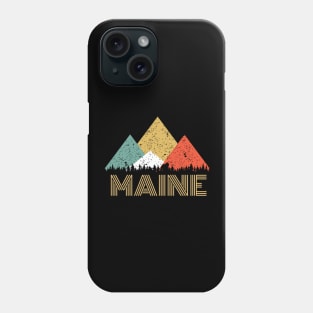 Secret Sasquatch Hidden Retro Maine with Hiding Bigfoot Phone Case