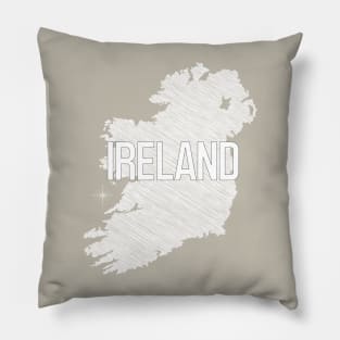 Country Wall Decor Ireland Black and White Art Canvas Poster Prints Modern Style Painting Picture for Living Room Cafe Decor World Map Pillow