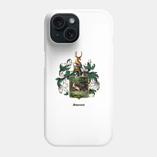 Swartout Family Coat of Arms and Crest Phone Case by Swartwout