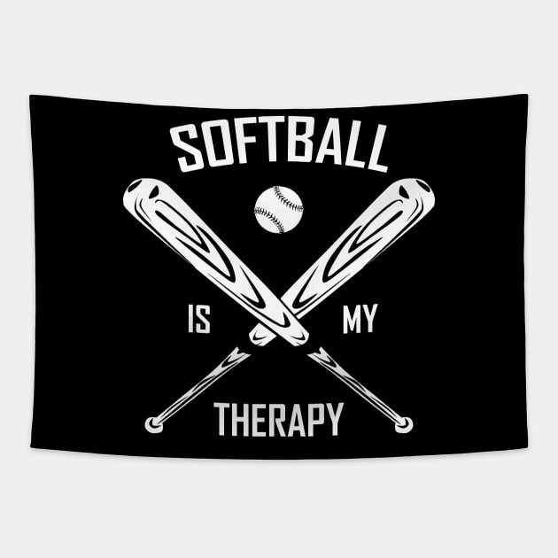 softball Tapestry by Mandala Project