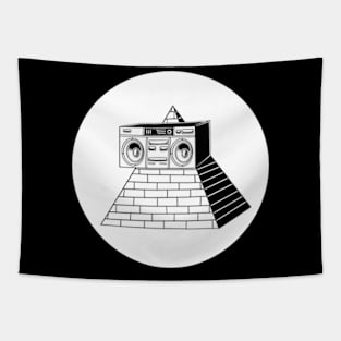 The KLF Pyramid Blaster Tapestry