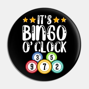 It's Bingo 0'clock T shirt For Women Pin