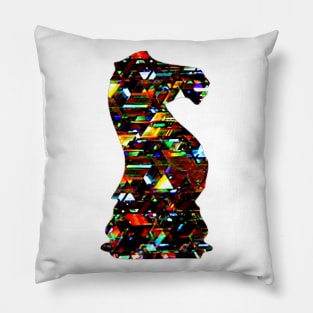 Chess Piece - The Knight 3 Pillow