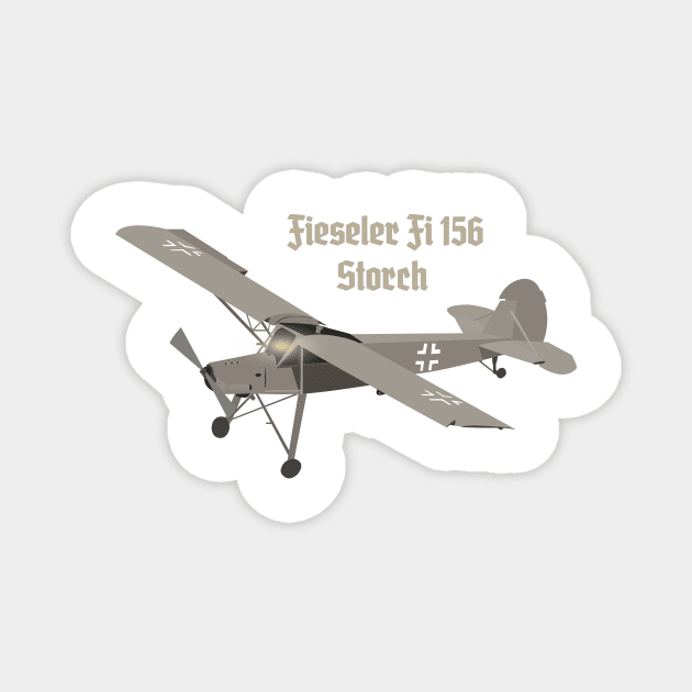 Fieseler Fi 156 German WW2 Airplane Magnet by NorseTech