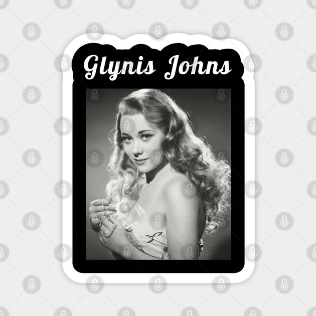 Glynis Johns / 1923 Magnet by DirtyChais