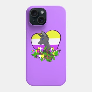 Nonbinary Crowfeather Phone Case