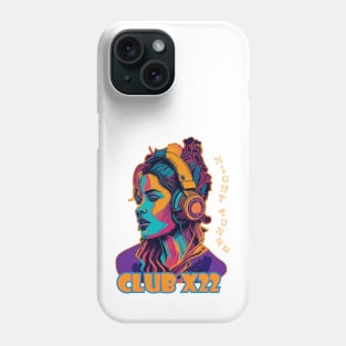 Girl with Headphones Phone Case