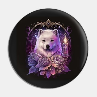 Witchy Samoyed Pin