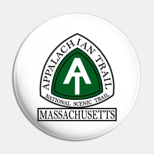 Appalachian Trail National Scenic Trail Massachusetts Pin