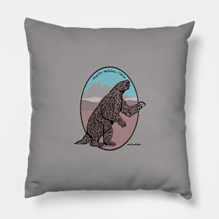 the Patagonian milodon Pillow