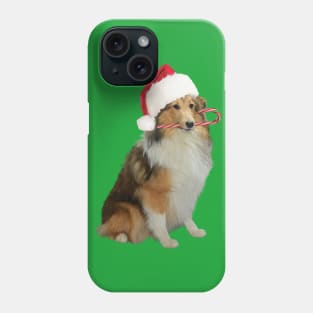 Xmas Sheltie Phone Case