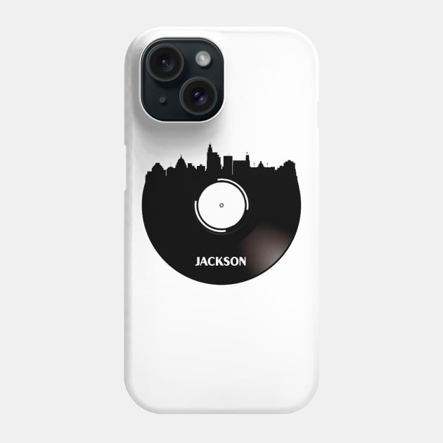 Jackson Mississippi Vinyl Phone Case by Ferrazi