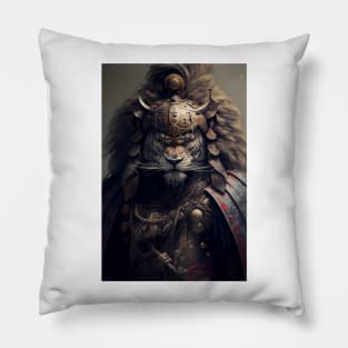 Samurai Lion Pillow