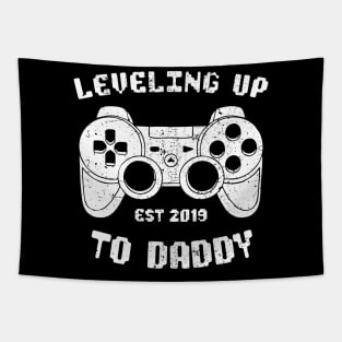 Leveling up to Daddy T-shirt Tapestry